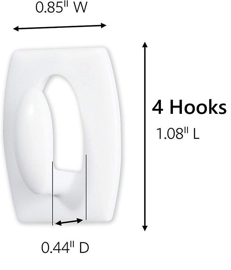Command Hooks White MINI Decorating Utility Adhesive Stick on UK 3M
