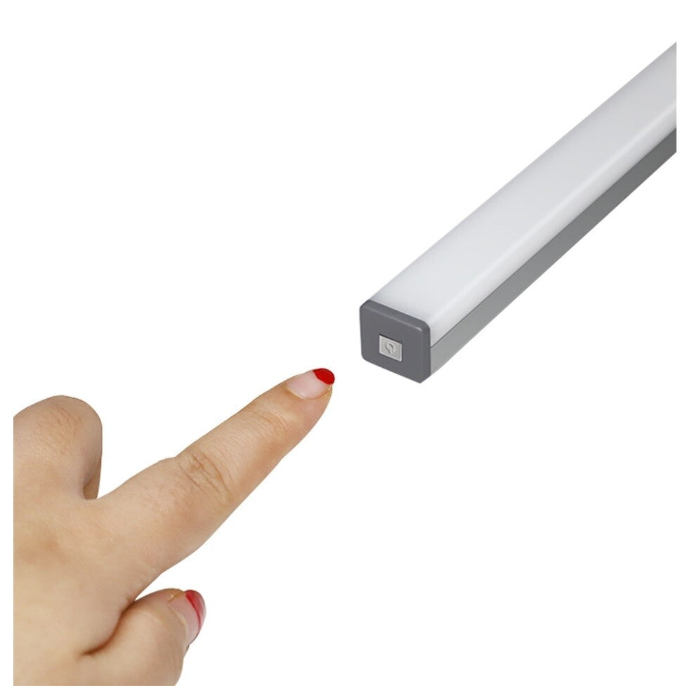 LED Wireless Rechargeable Light PIR Motion Sensor Strip Cabinet Closet Lamp DIY