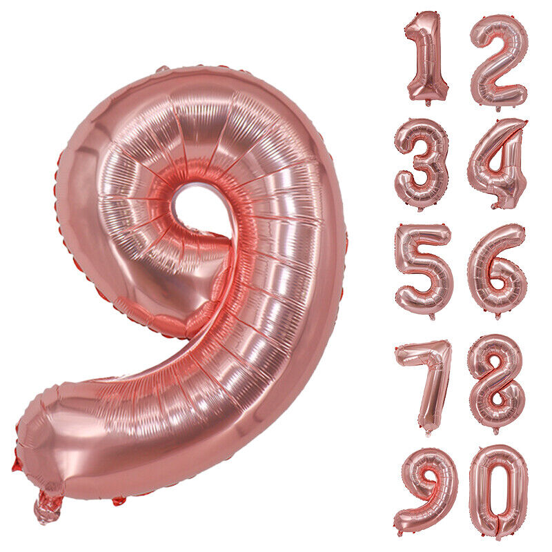 Giant Foil Number Balloons letter Air Helium Birthday Age Party Wedding 32