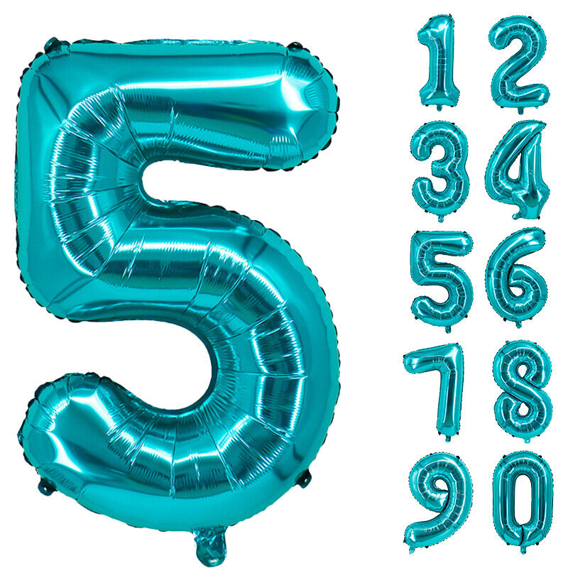 Giant Foil Number Balloons letter Air Helium Birthday Age Party Wedding 32