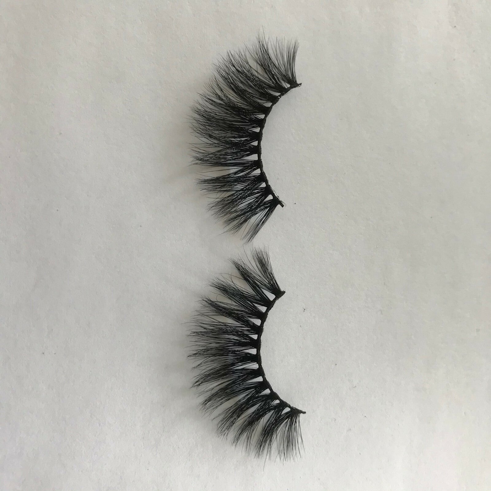 3D Silk Hair Handmade Thick Long Fluffy Cross False Eyelashes Reuse 20 Times
