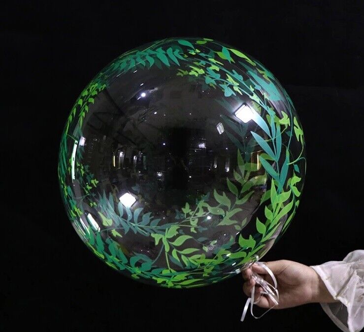 Bobo Balloon Clear 20” Transparent Printed Helium Air Bubble Party Baby Birthday