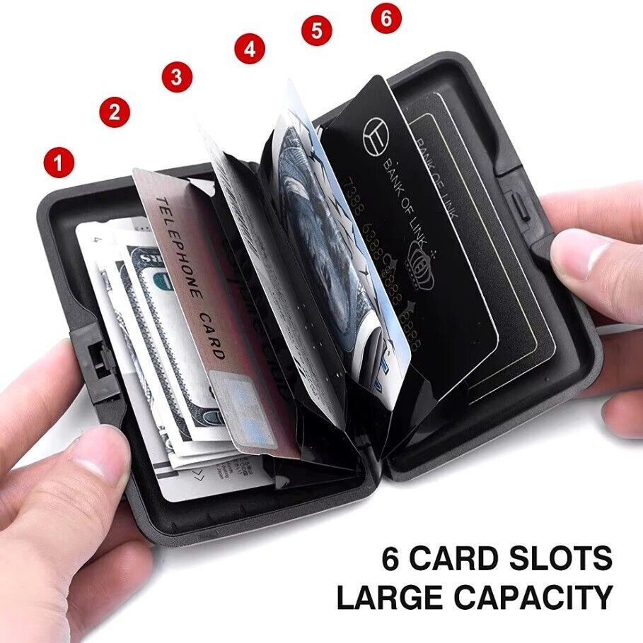 RFID Wallet Credit Card Holder Case Protector Waterproof Anti-Theft Contactless