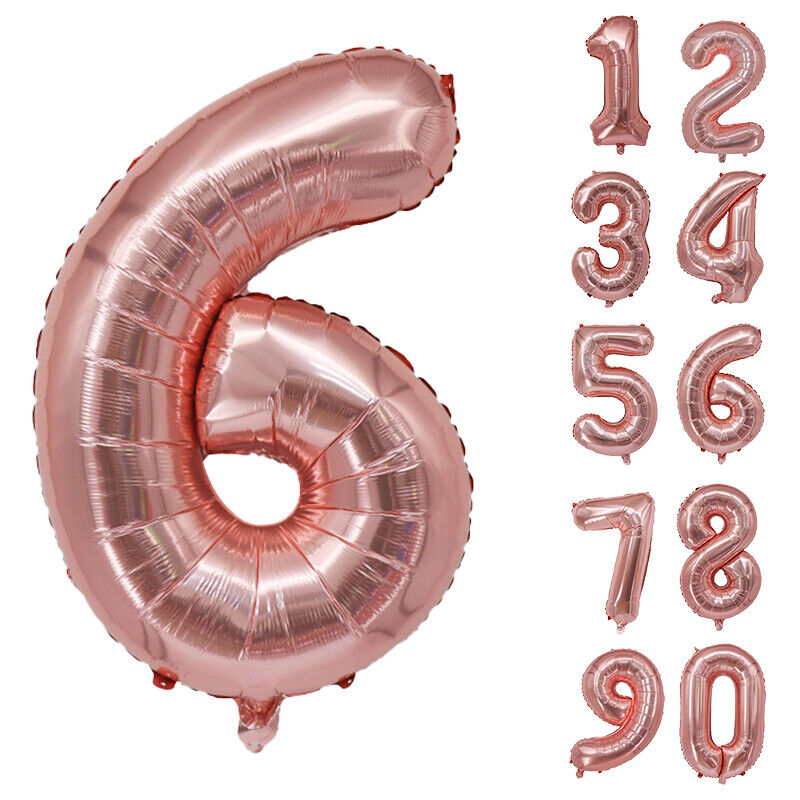 Giant Foil Number Balloons letter Air Helium Birthday Age Party Wedding 32