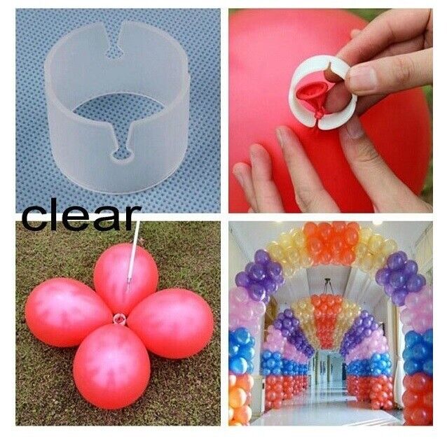 Balloons Arch Plastic Clip Ring Bracket Arch Balloon Connector Clips Garland UK