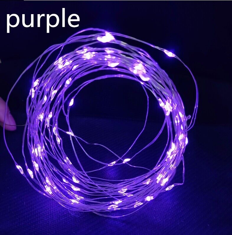 Battery Operated LED Fairy Lights, 2M 3M 5M 10M Xmas String Lights Party Wedding