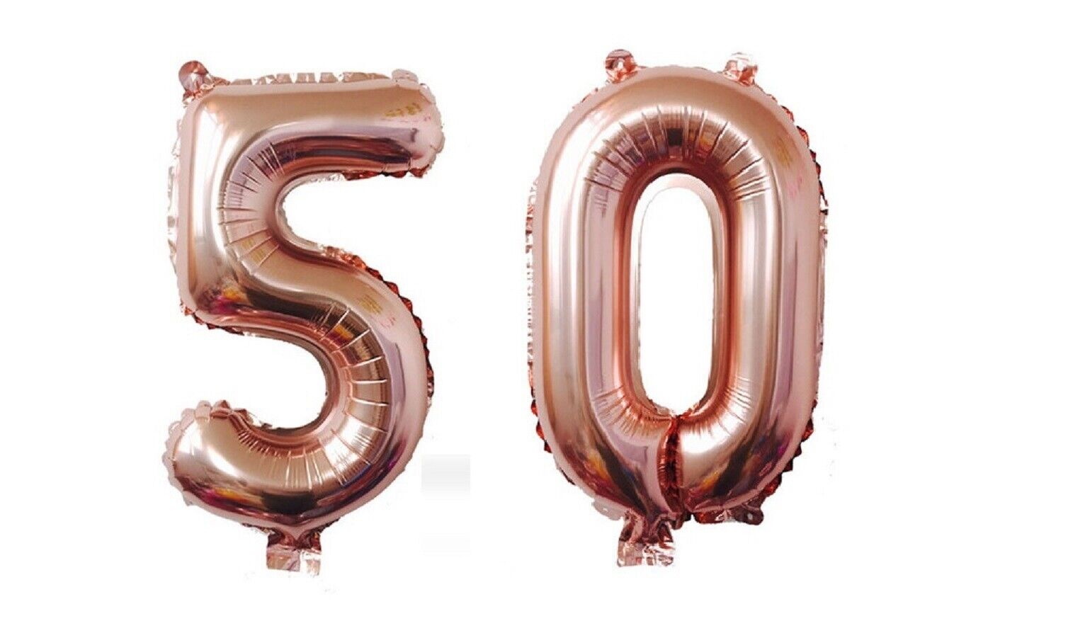 Happy Birthday Balloons Rose Gold Foil Number 16th 18th 21st 30th 40th 50th 60th