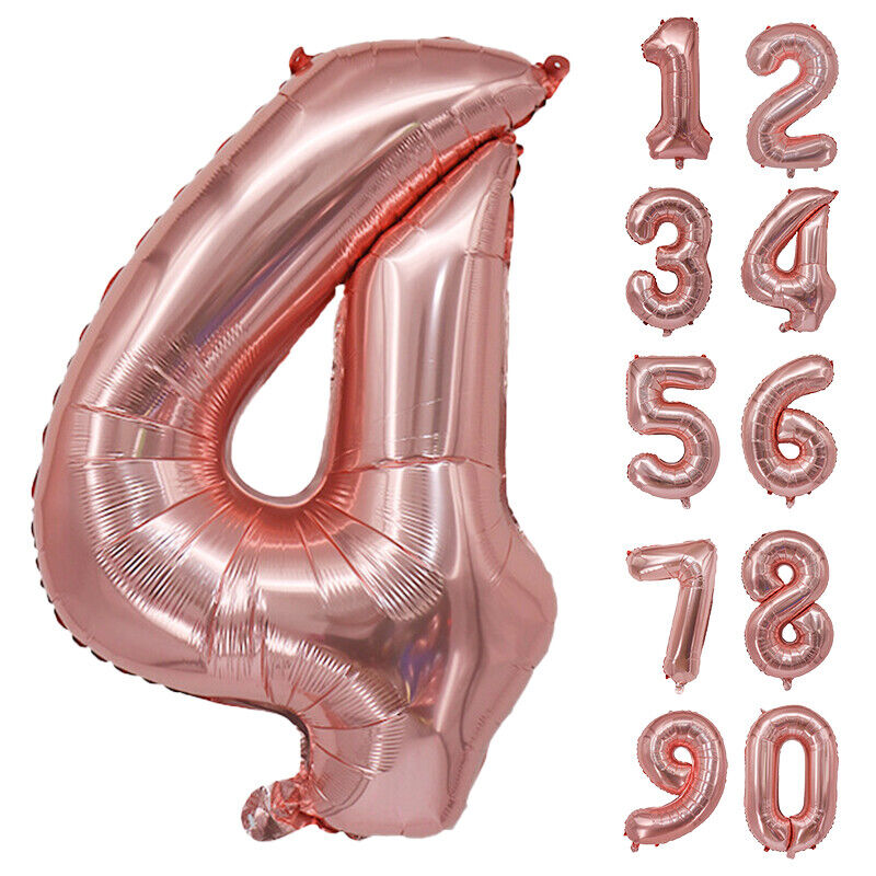 Giant Foil Number Balloons letter Air Helium Birthday Age Party Wedding 32