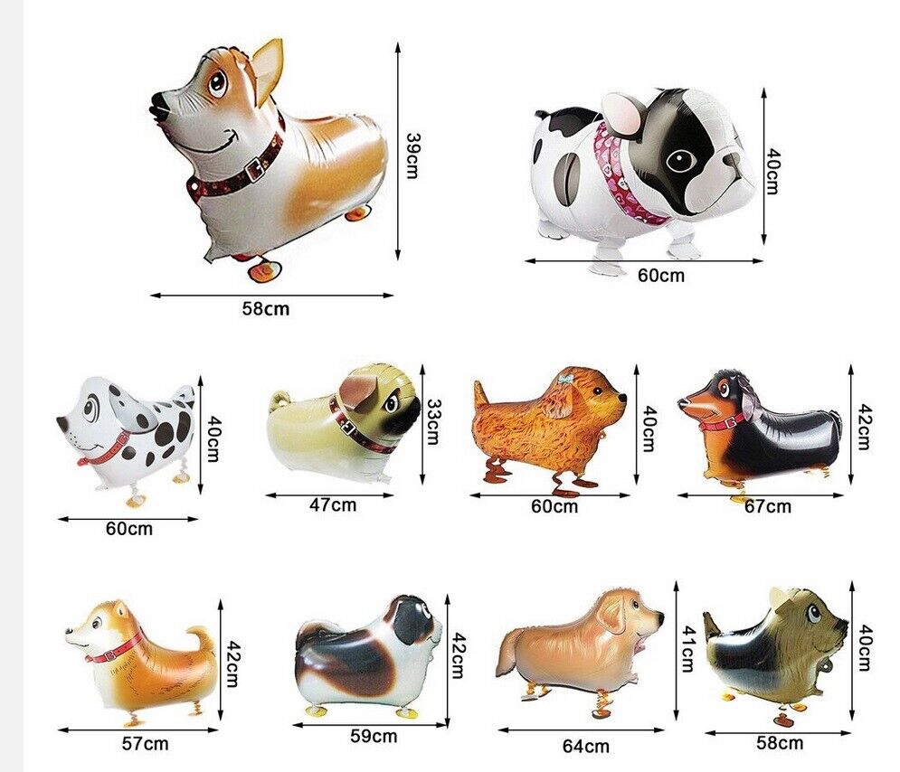 Balloons Animal Foil Walking Pet Airwalker Balloon Helium Kids Fun Parties Toys