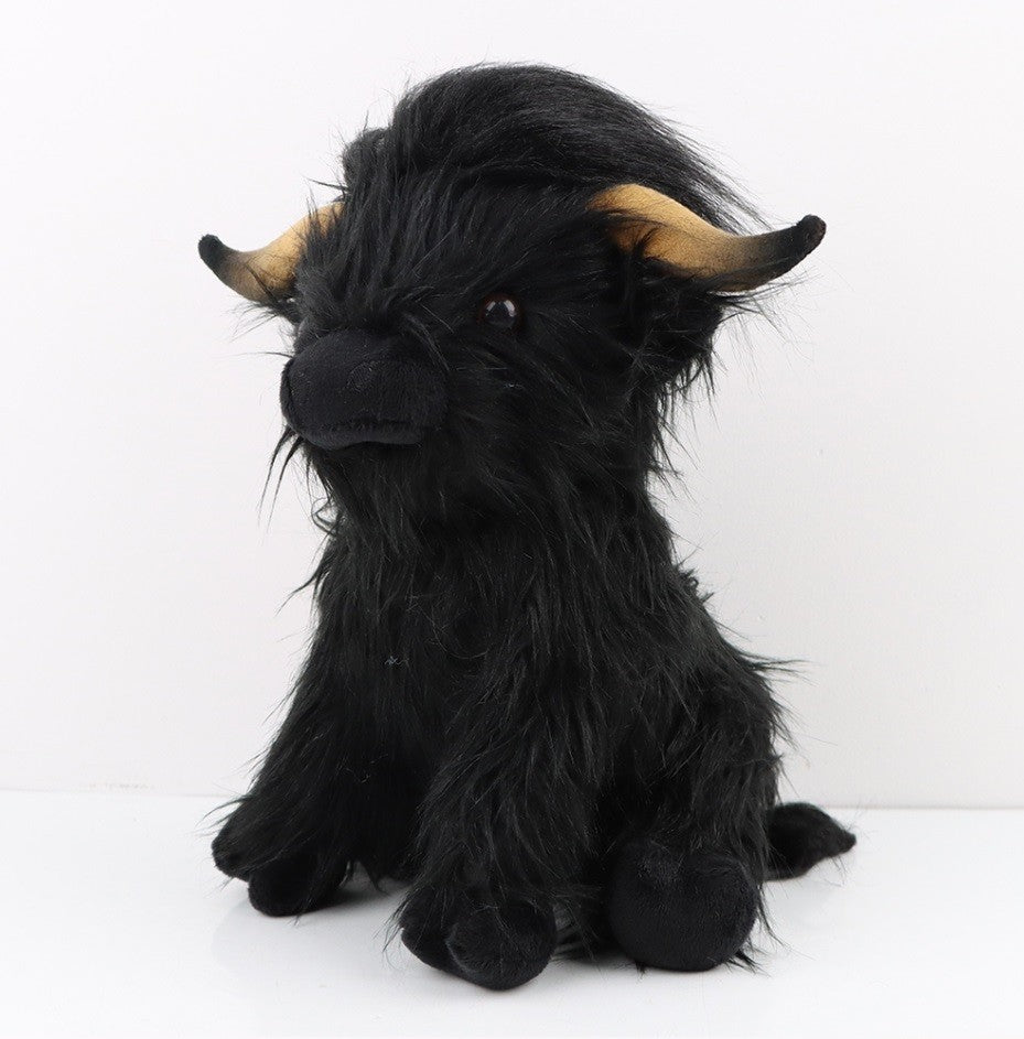 Clever Highland  Soft Cow Coo Cuddly Toy Plush Stuffed Scottish Scotland Gift UK