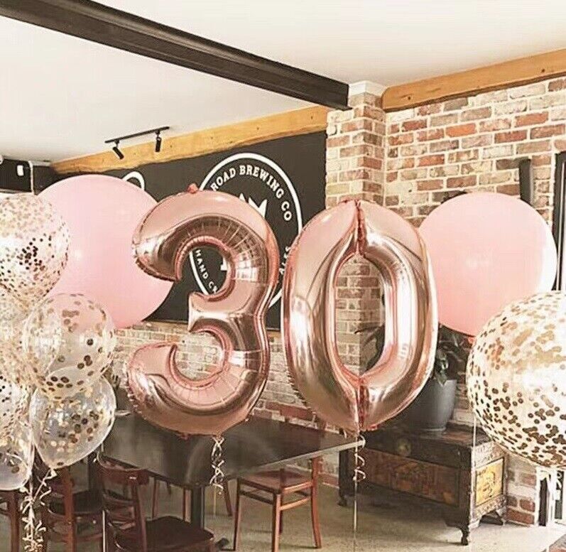 Giant Foil Number Balloons letter Air Helium Birthday Age Party Wedding 32