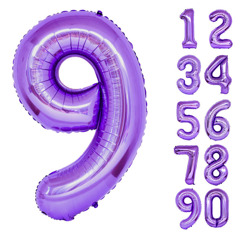 Giant Foil Number Balloons letter Air Helium Birthday Age Party Wedding 32