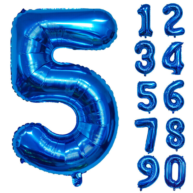 Giant Foil Number Balloons letter Air Helium Birthday Age Party Wedding 32