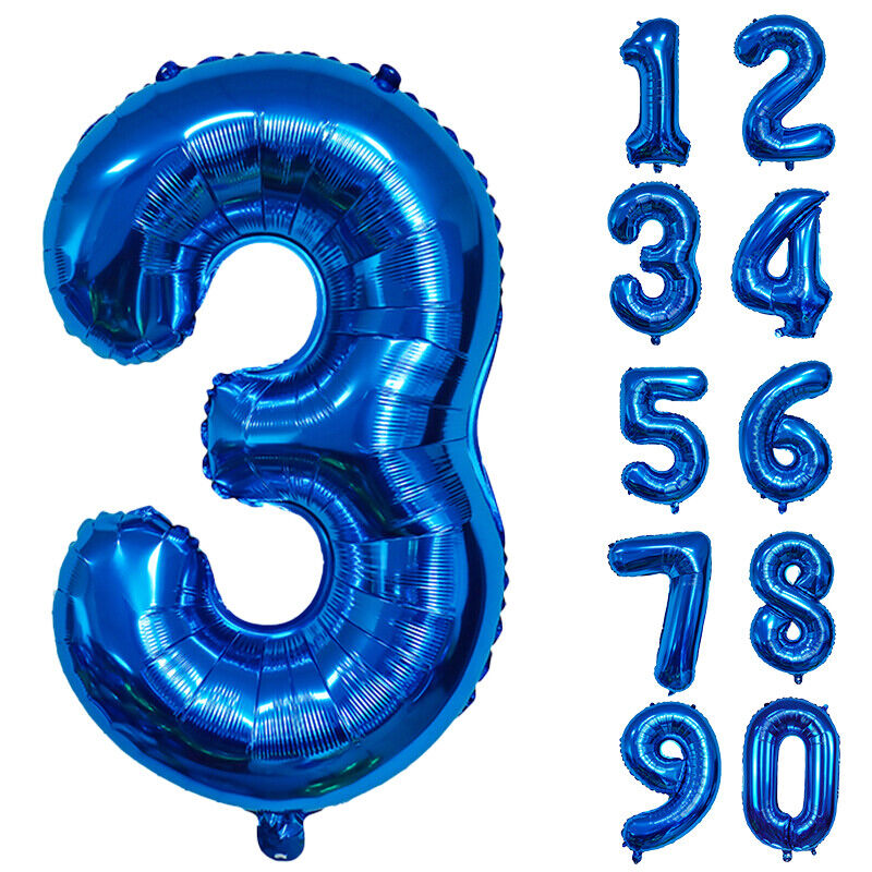 Giant Foil Number Balloons letter Air Helium Birthday Age Party Wedding 32