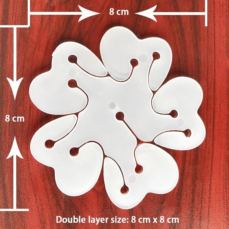 1-20 Garland Balloon Flower Clips Ties Fun Decoration Party Accessories Holder