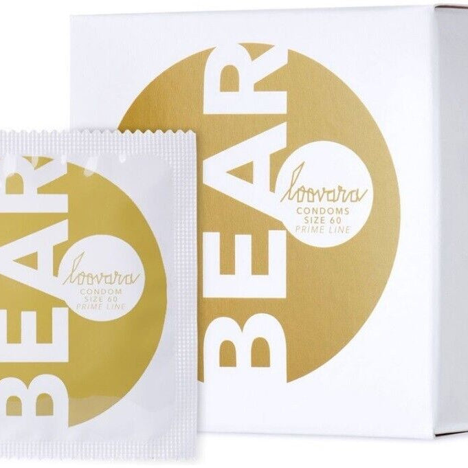 Condoms Loovara Vegan Rubber Pack of 12 - Bear 60mm