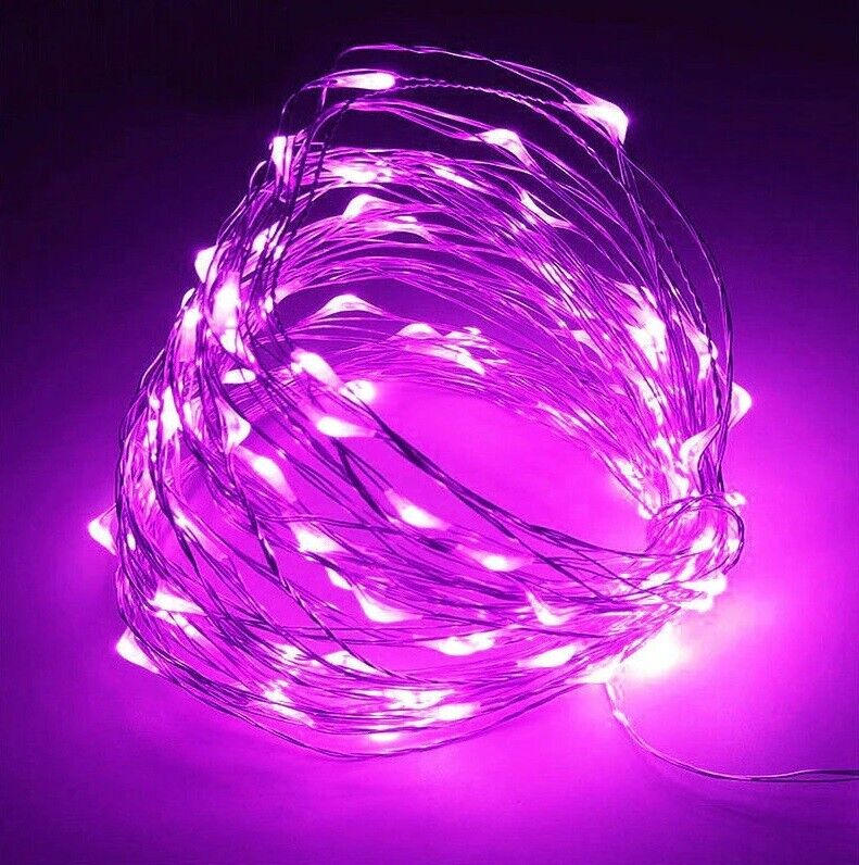Battery Operated LED Fairy Lights, 2M 3M 5M 10M Xmas String Lights Party Wedding