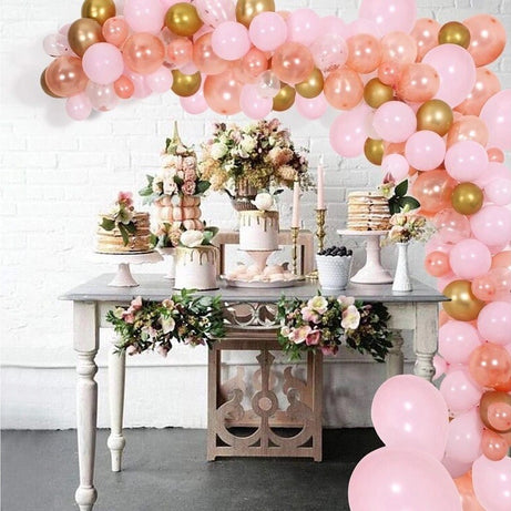 Garland Balloons Arch Set Pink Kit Birthday Wedding Party Baby Shower Wedding
