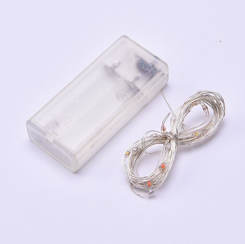 Battery Operated LED Fairy Lights, 2M 3M 5M 10M Xmas String Lights Party Wedding