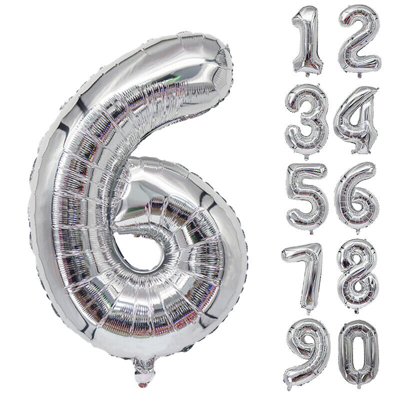 Giant Foil Number Balloons letter Air Helium Birthday Age Party Wedding 32