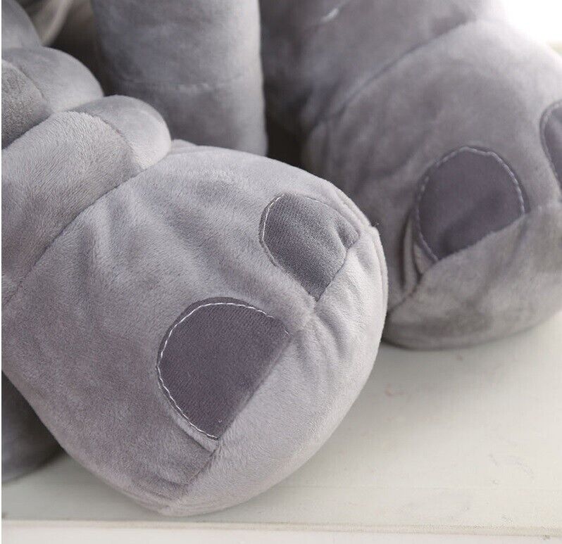 Elephant Toy Plush Pillow Cushion Animal Pet Stuffed Kids Soft 30cm Fun Birthday