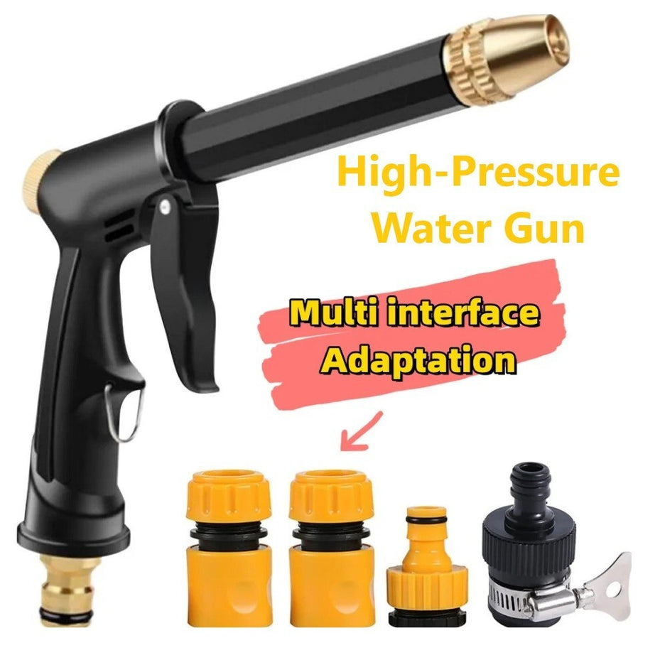 Water Gun High Pressure Garden Watering Hose Car Nozzle for Garden Hoses UK