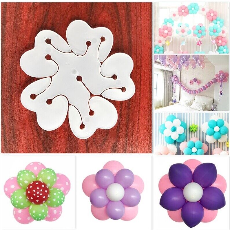 1-20 Garland Balloon Flower Clips Ties Fun Decoration Party Accessories Holder