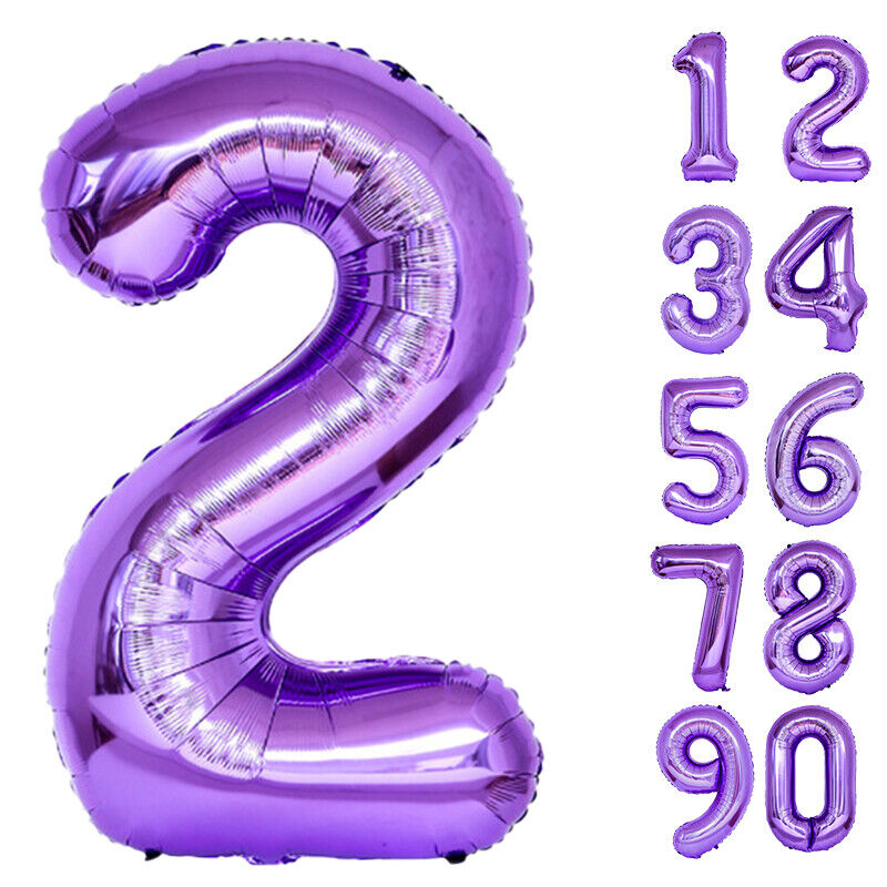 Giant Foil Number Balloons letter Air Helium Birthday Age Party Wedding 32
