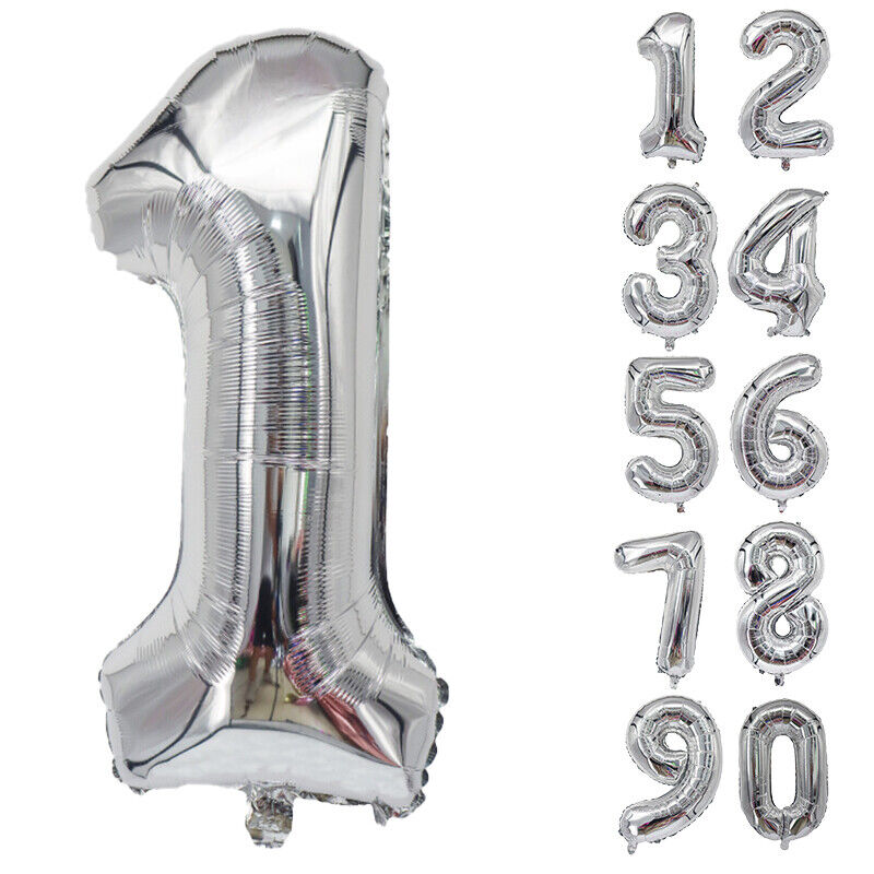 Giant Foil Number Balloons letter Air Helium Birthday Age Party Wedding 32