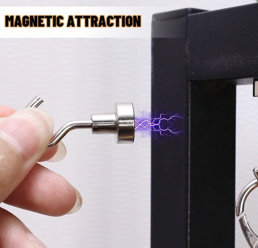 Magnetic Hooks in Use