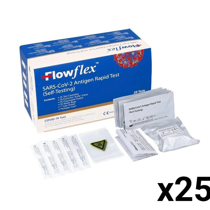 25 x Flowflex Antigen Expire 2026 Rapid Lateral FlowCovid 19 Test Home Testings