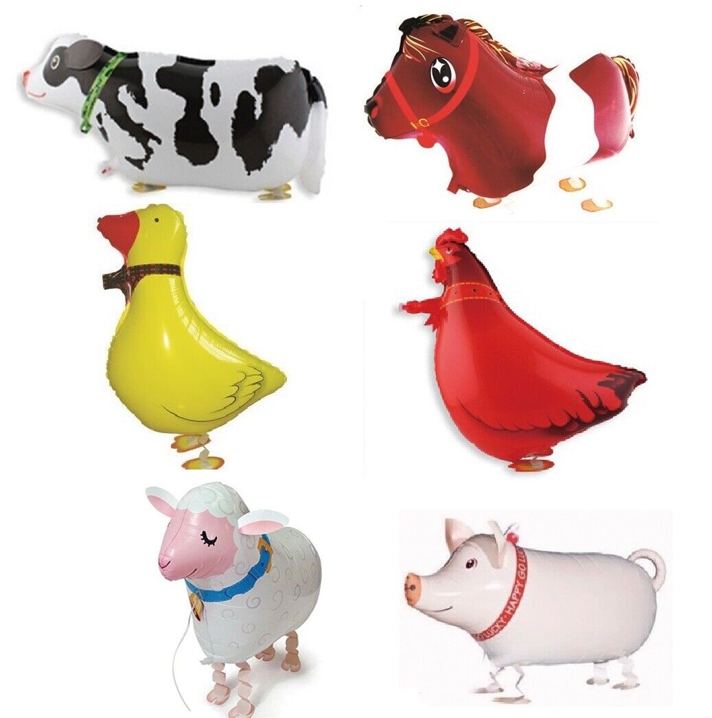 Balloons Animal Foil Walking Pet Airwalker Balloon Helium Kids Fun Parties Toys
