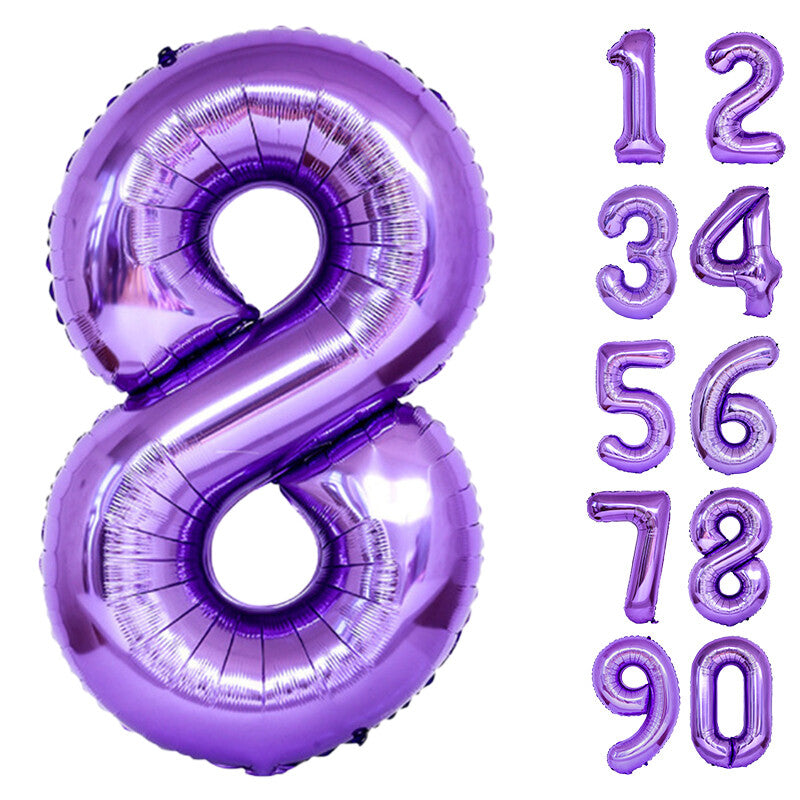 Giant Foil Number Balloons letter Air Helium Birthday Age Party Wedding 32