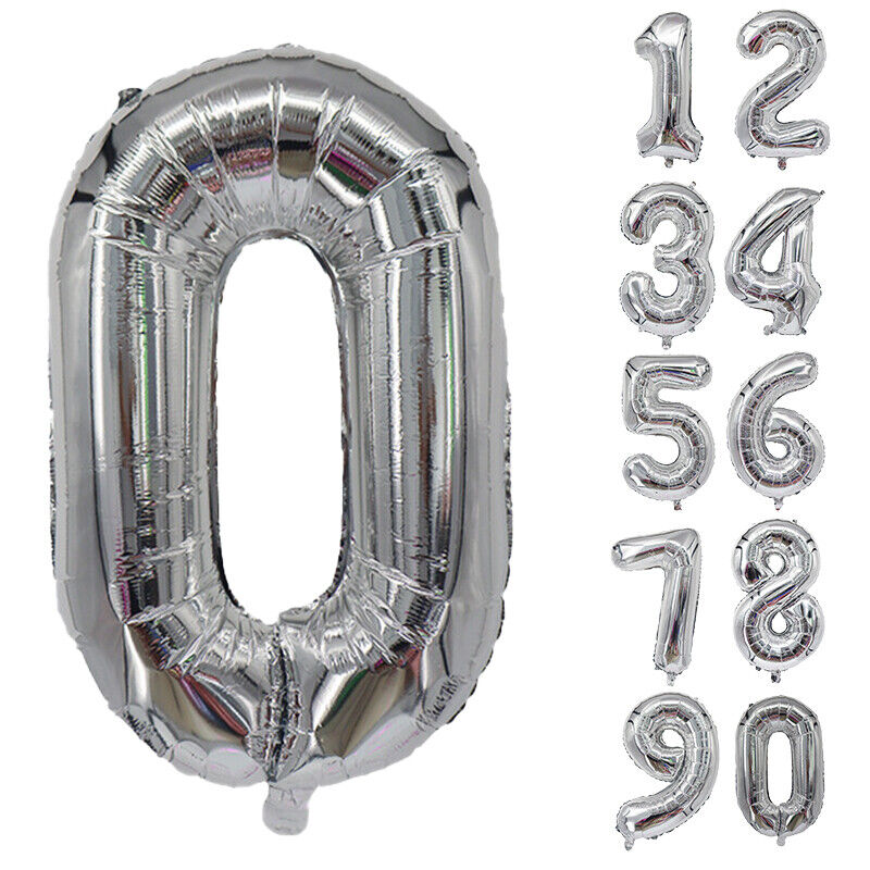 Giant Foil Number Balloons letter Air Helium Birthday Age Party Wedding 32