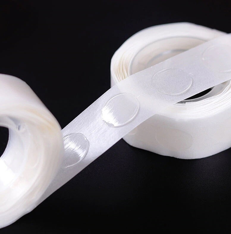 100-500 Dots Adhesive Tape Double Sided Glue Sticker DIY Air Balloon Decor Party