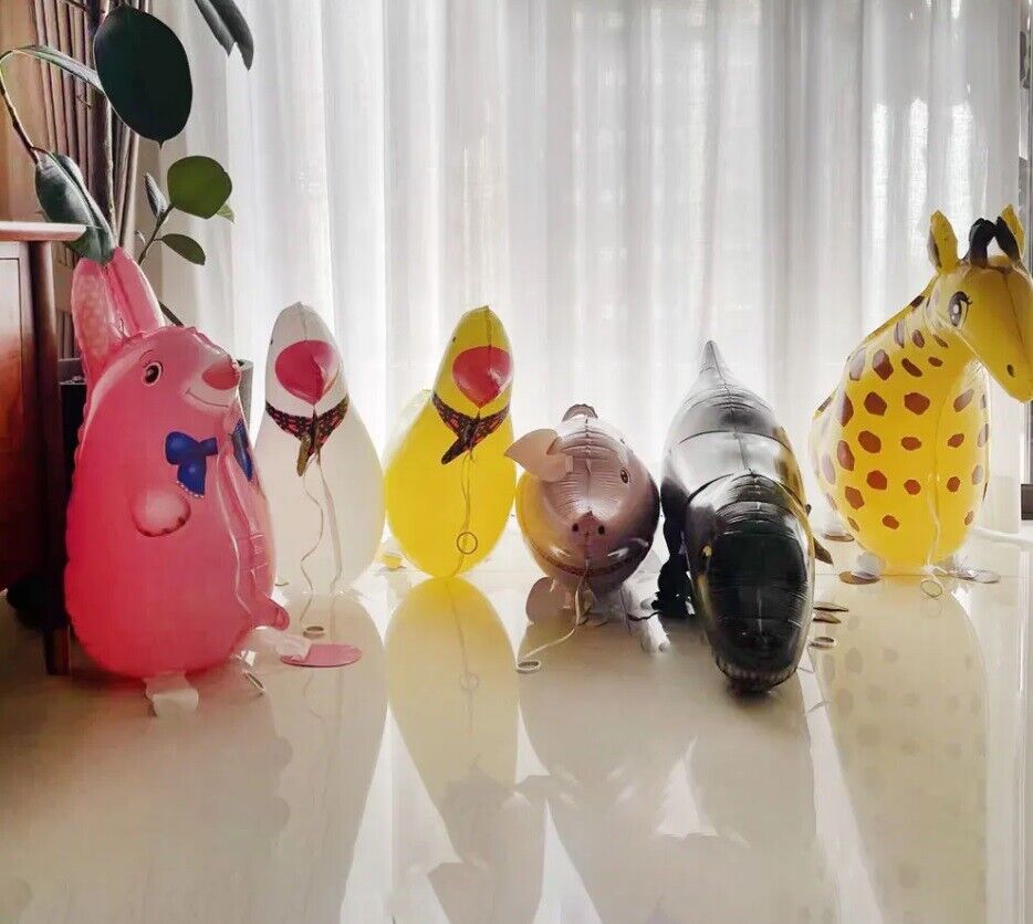 Balloons Animal Foil Walking Pet Airwalker Balloon Helium Kids Fun Parties Toys