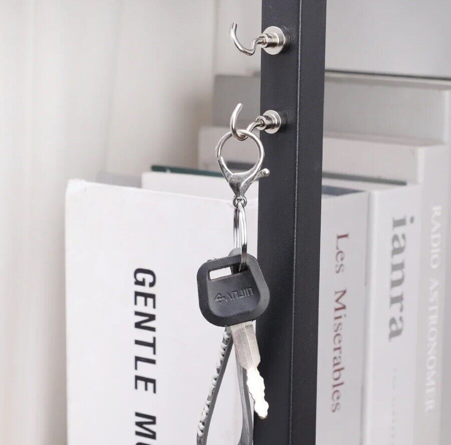 Magnetic Hooks Strong 10x Magnet Hanger Hold Neodymium Hook Heavy Duty Kitchen