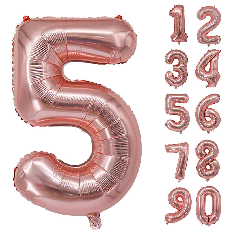 Giant Foil Number Balloons letter Air Helium Birthday Age Party Wedding 32