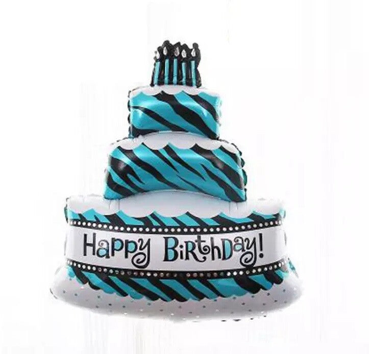 Large 30” Balloons Happy Birthday Helium Party Cake Kids Children Fun Balloon