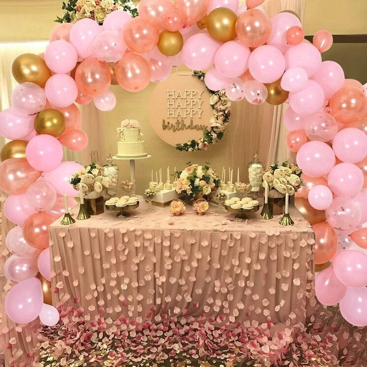 Garland Balloons Arch Set Pink Kit Birthday Wedding Party Baby Shower Wedding
