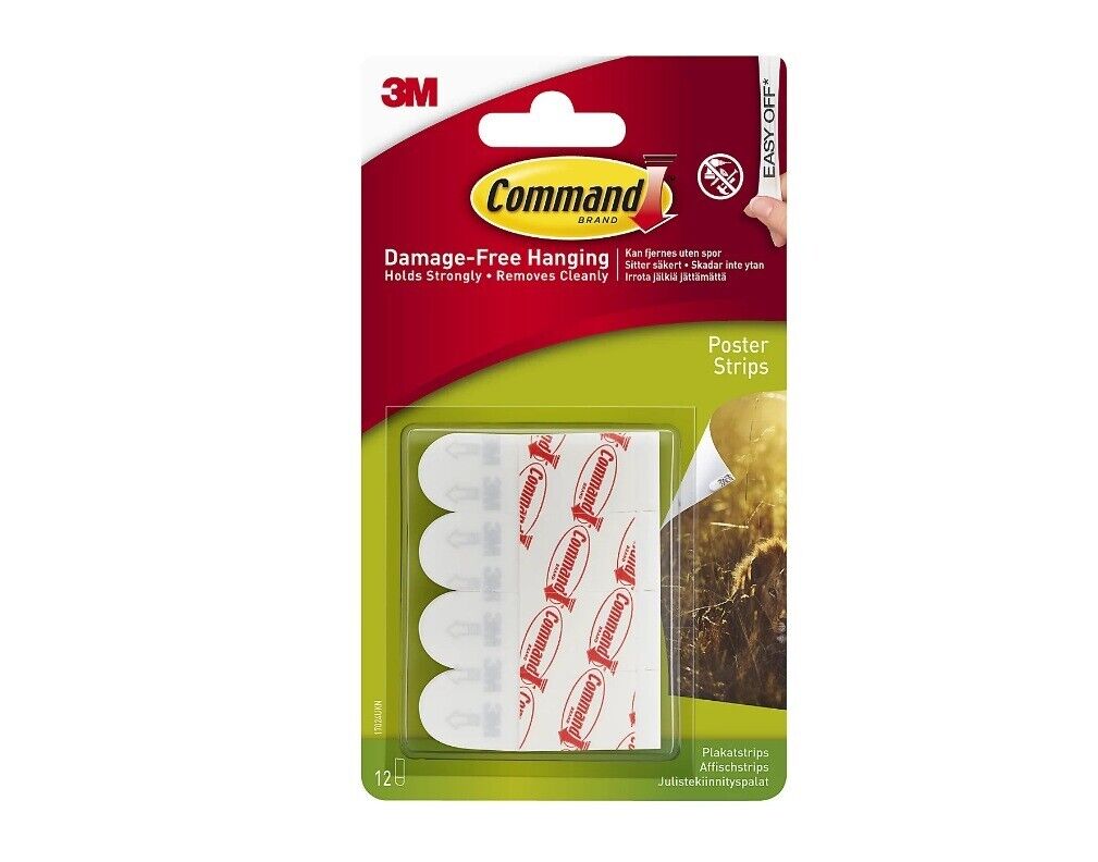 Command Poster Strips Removal