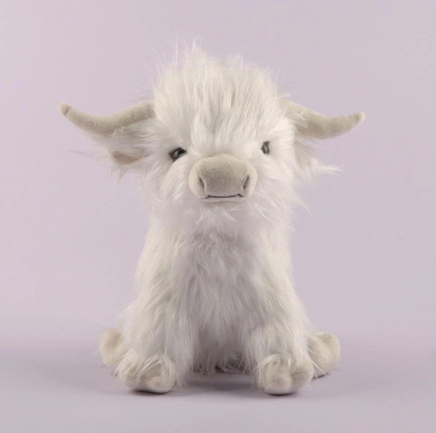 Clever Highland  Soft Cow Coo Cuddly Toy Plush Stuffed Scottish Scotland Gift UK