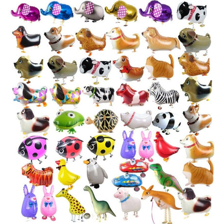 Balloons Animal Foil Walking Pet Airwalker Balloon Helium Kids Fun Parties Toys