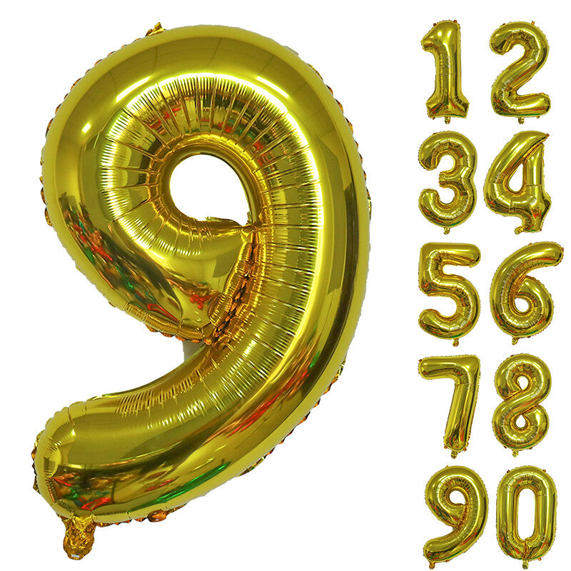 Giant Foil Number Balloons letter Air Helium Birthday Age Party Wedding 32