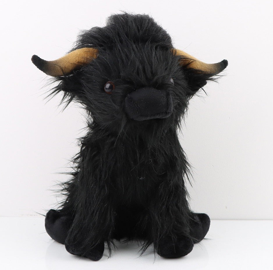 Clever Highland  Soft Cow Coo Cuddly Toy Plush Stuffed Scottish Scotland Gift UK