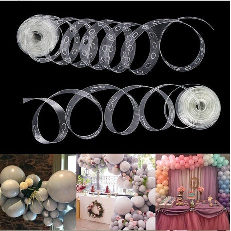 5M Balloon Strip Arch Party DIY Hen Chain Plastic Tape Garland String Wedding