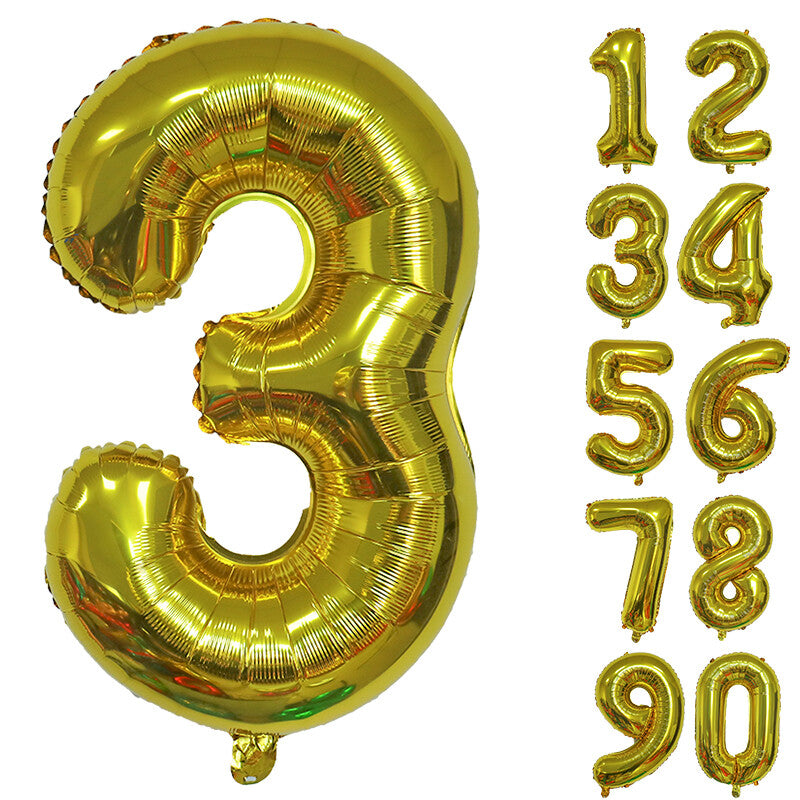 Giant Foil Number Balloons letter Air Helium Birthday Age Party Wedding 32