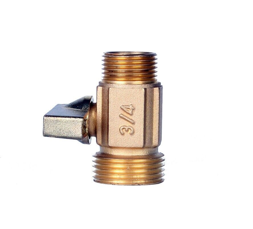 3/4" Garden Hose Pipe Tap Off On Valve Connector