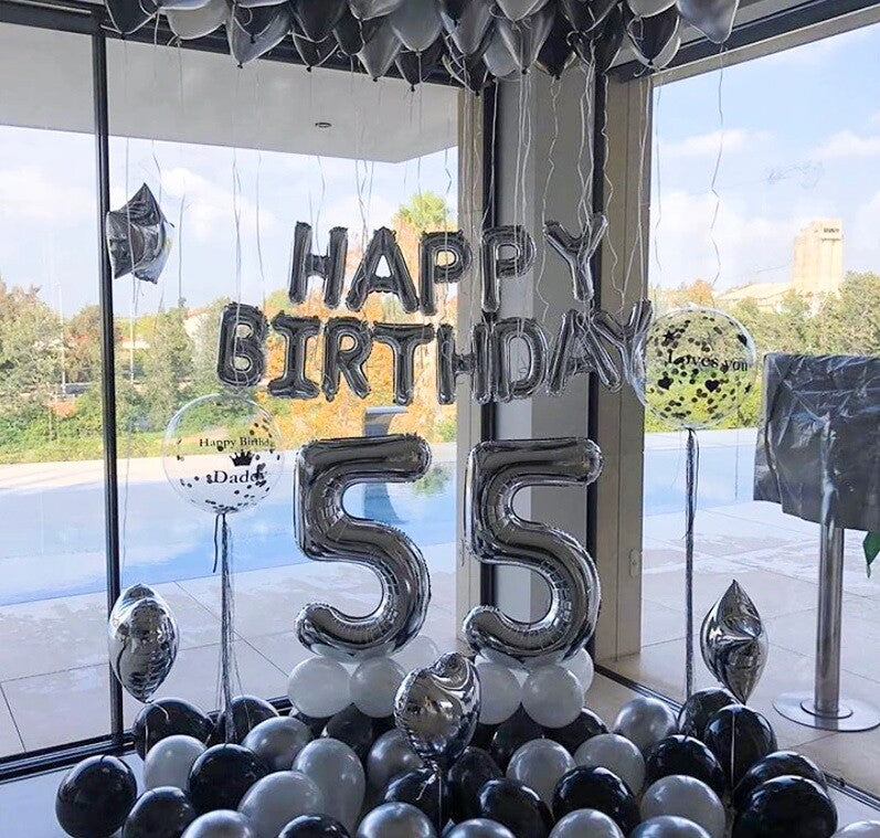 Giant Foil Number Balloons letter Air Helium Birthday Age Party Wedding 32
