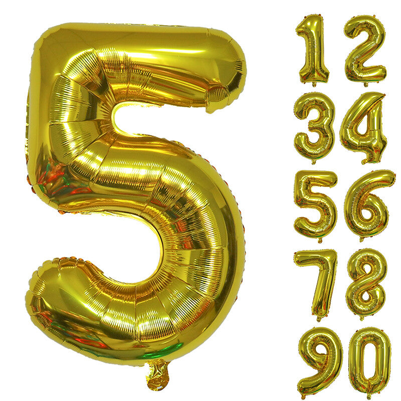 Giant Foil Number Balloons letter Air Helium Birthday Age Party Wedding 32